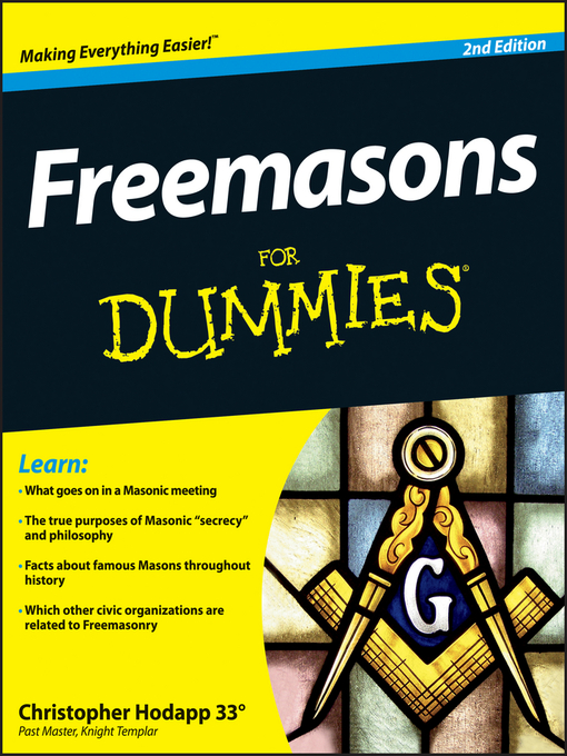 Title details for Freemasons For Dummies by Christopher Hodapp - Wait list